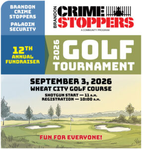 Brandon Crime Stoppers 2026 Golf Tournament - September 3, 2026 at Wheat City Golf Course